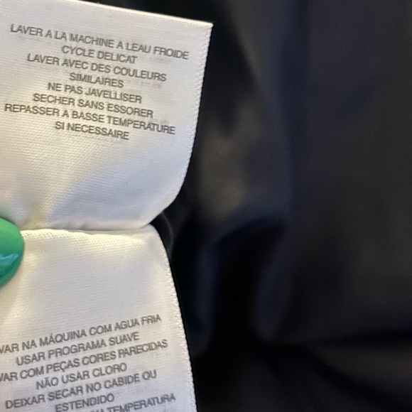 Nine West navy multi floral fitted flare dress Sz 8 - Picture 7 of 13